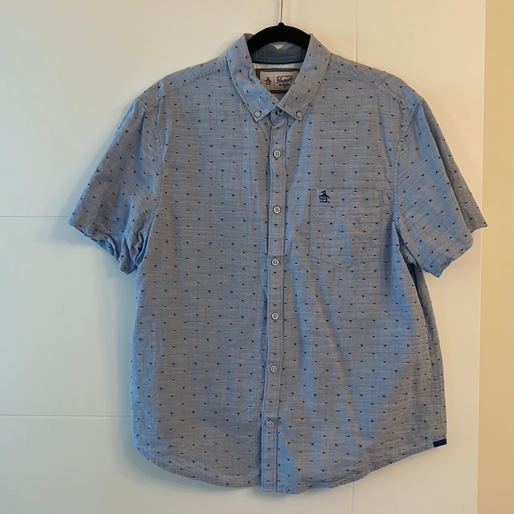 Original Penguins Short Sleeve Button Down